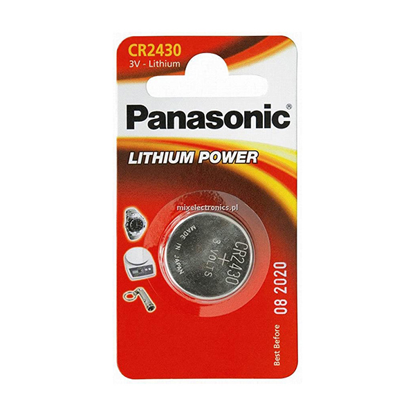 Future Panasonic CR2430 Lithium Mini Cell Battery Euro Car Parts